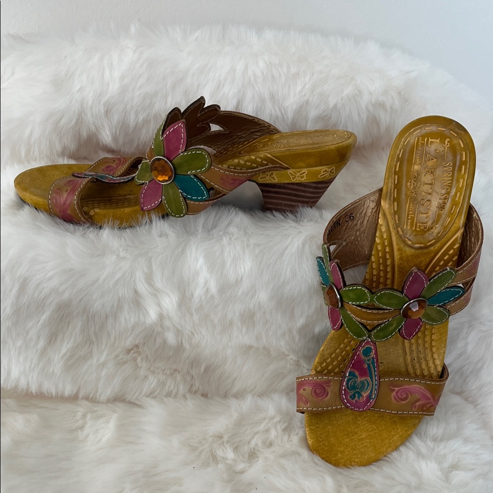 Spring Step L’Artiste jeweled sandal